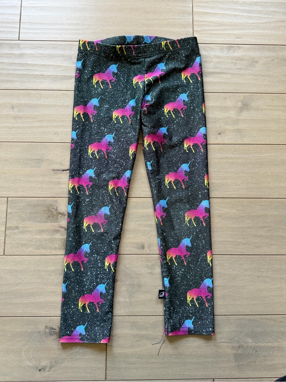Terez girls unicorn leggings, size extra large